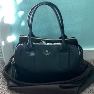 Kate Spade black leather purse